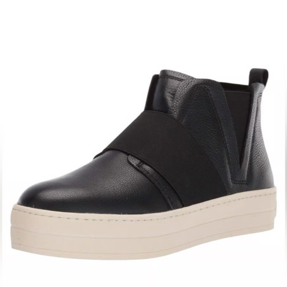 J Slides Holland - black leather